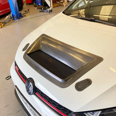 Carbon MQB Golf TCR Bonnet Scoop