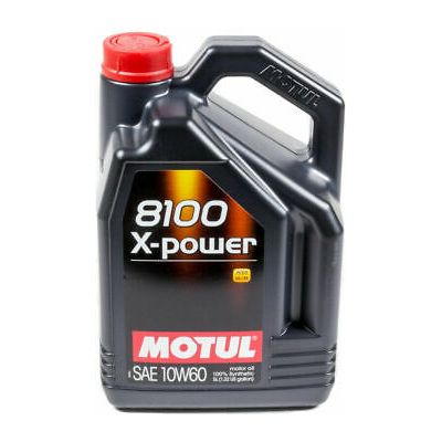 Motul 8100 X-POWER 10W60 Fully Synthetic Engine Oil - 15 Liters (3 X 5L) - 106144